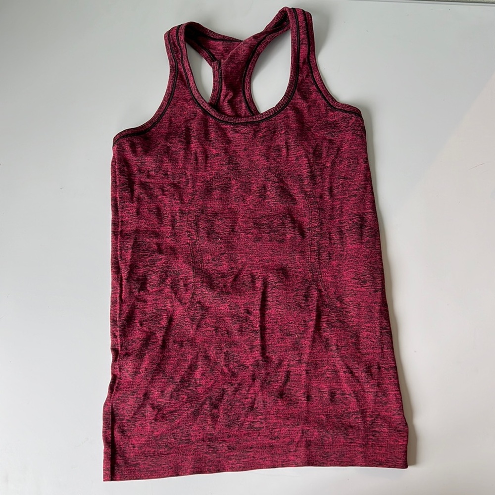 Lulu tank size 6 burgundy color